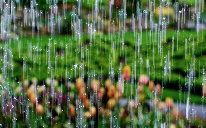 六月的雨唯美高清电脑壁纸