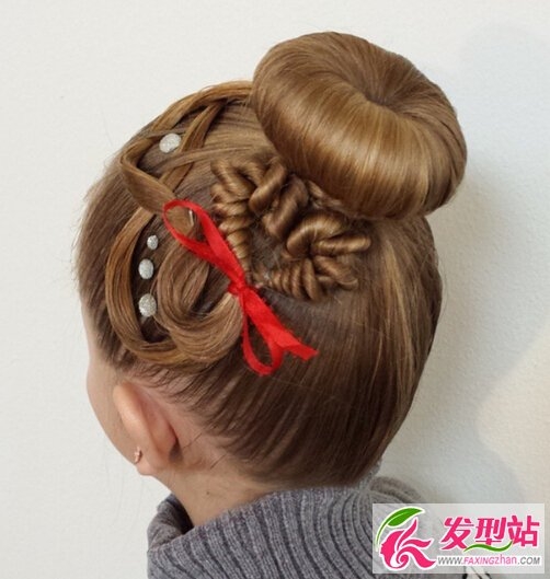 儿童心形编发合集附教程 送给女儿的一颗心！