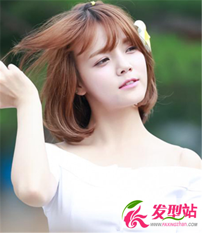 女生时尚短发发型图片   清新潮范还百搭