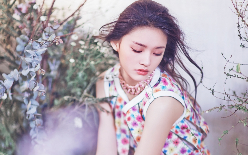 美人鱼林允唯美写真高清桌面壁纸图片下载