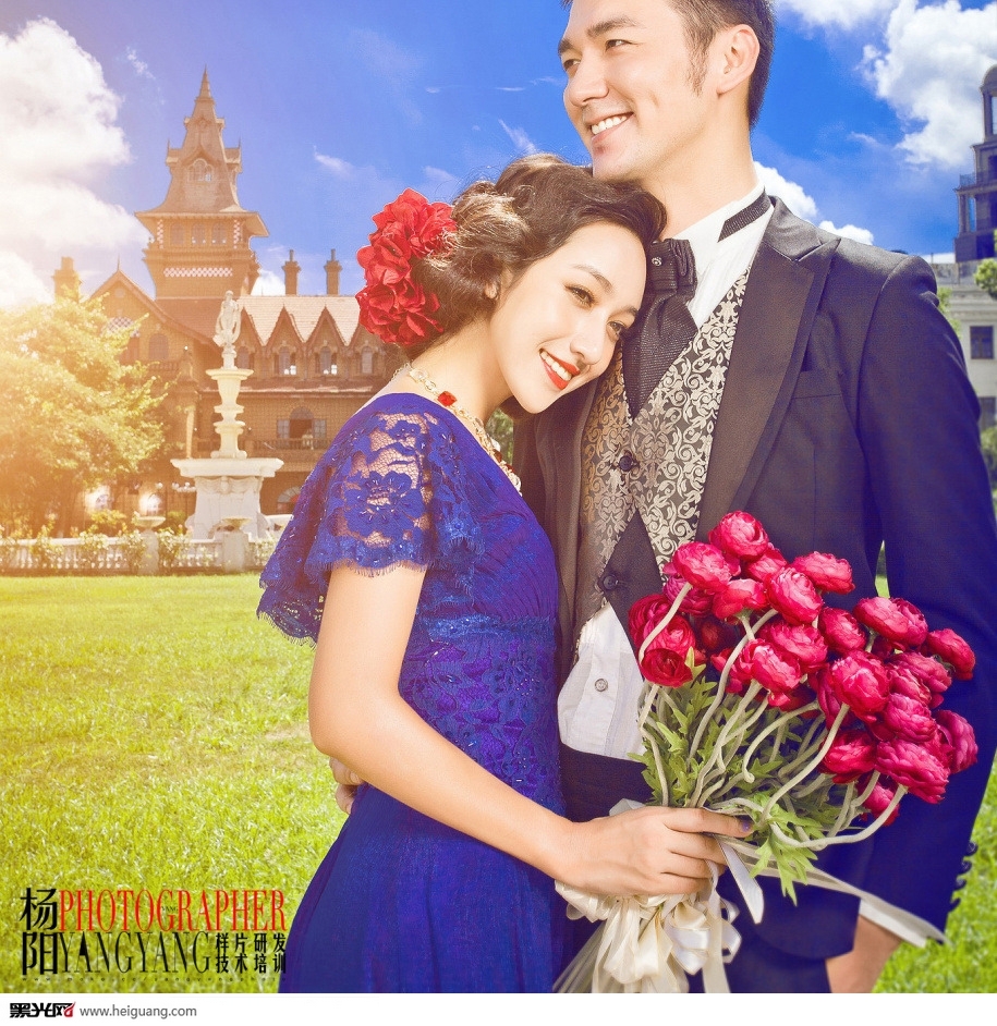 Blue Sky 婚纱照