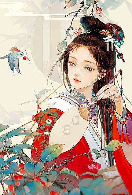 图片唯美意境动漫古风女子高清壁纸