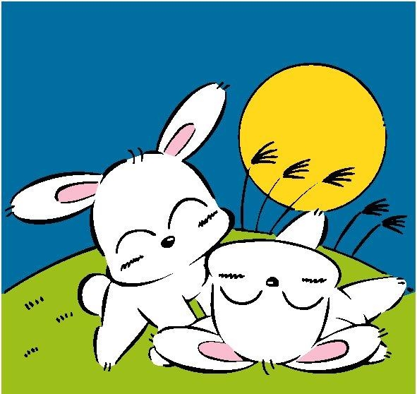 可爱卡通形象兔子图片