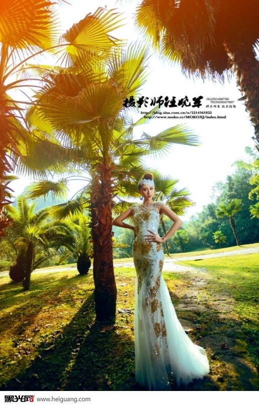 芭蕉林 婚纱照