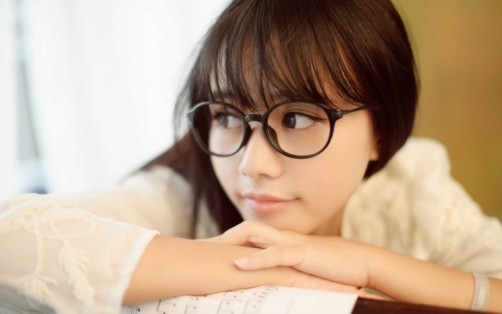文艺小清新美女高清宽屏壁纸