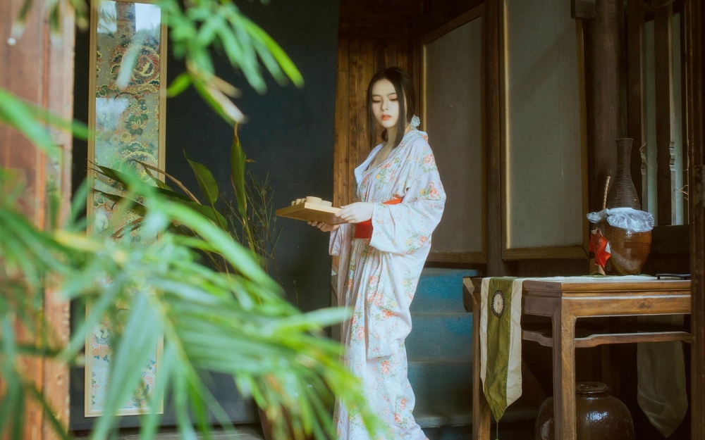 古风美女高清性感知性写真壁纸