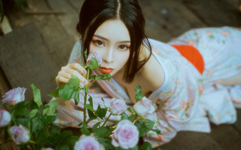 古风美女高清性感知性写真壁纸