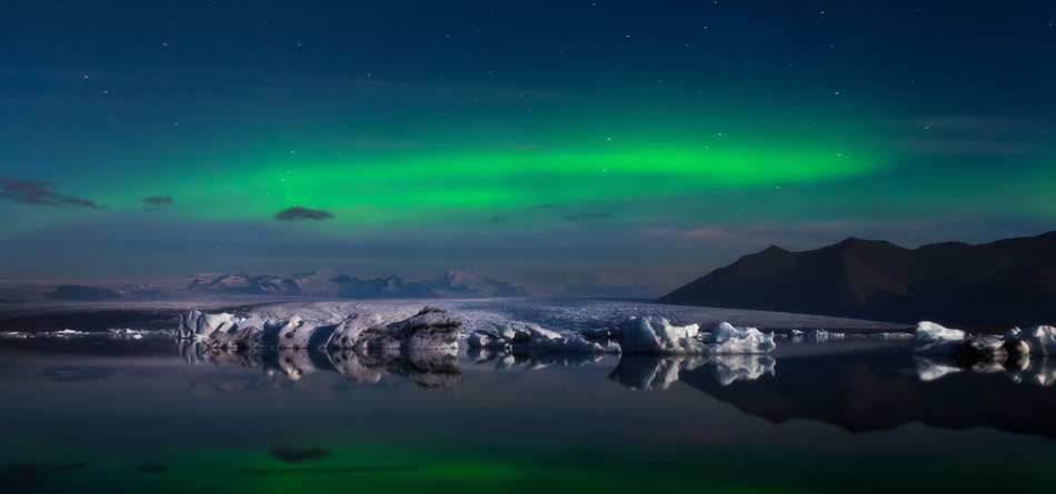 冰岛，夜空，星星，美丽的景色，风景桌面壁纸