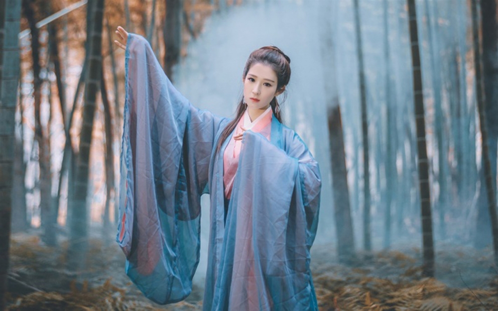 古风美女唯美写真宽屏桌面壁纸