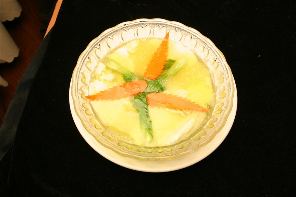 竹荪鸡豆花主食小吃美食素材图片