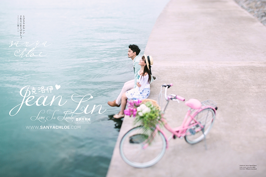骑车去旅行 婚纱照