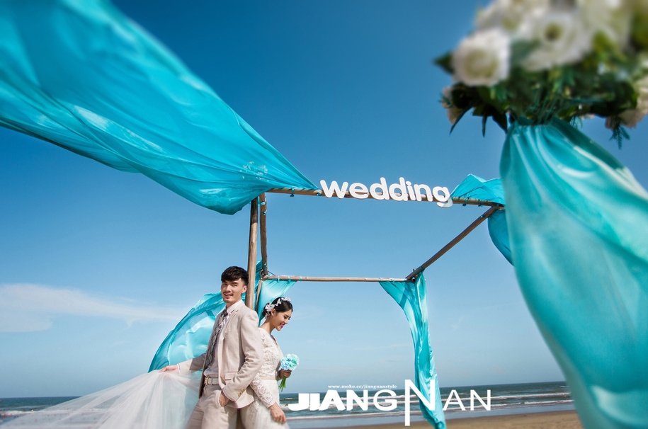 蓝海殿堂 婚纱照
