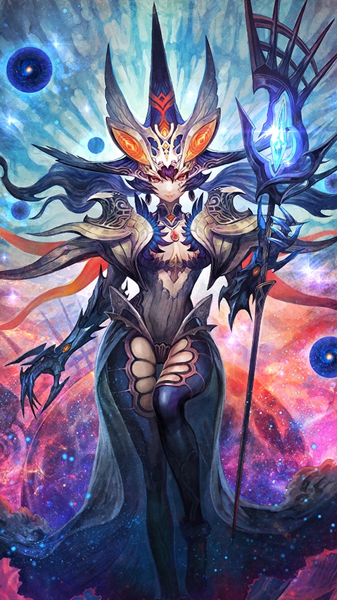 日本美少女卡牌游戏手机锁屏壁纸
