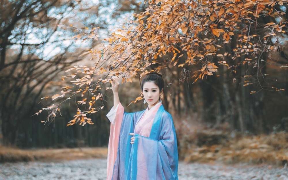 古风美女唯美写真宽屏桌面壁纸