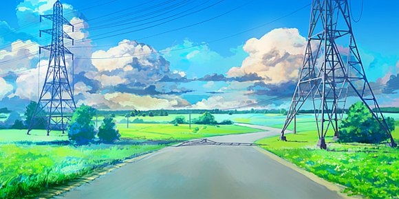 漫画里的风景