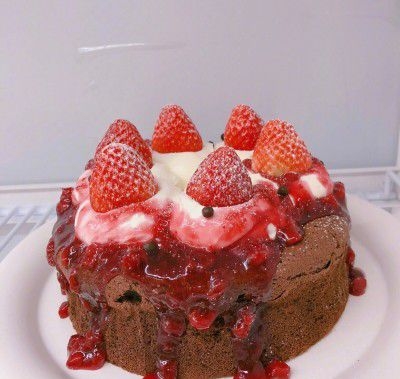 美图图片之草莓蛋糕