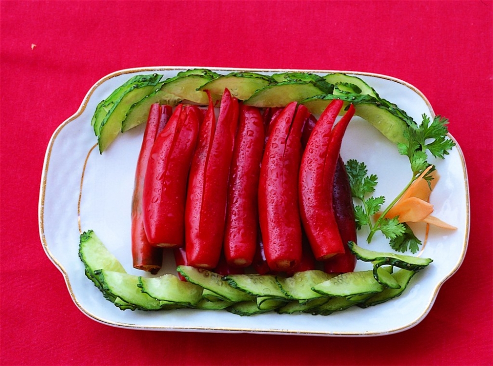 一品红凉菜系列美食素材图片