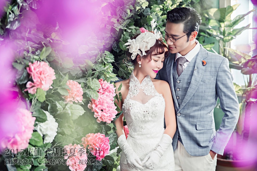 永不退色的蔷薇 婚纱照