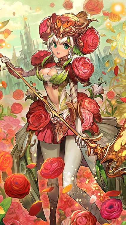 日本美少女卡牌游戏手机锁屏壁纸