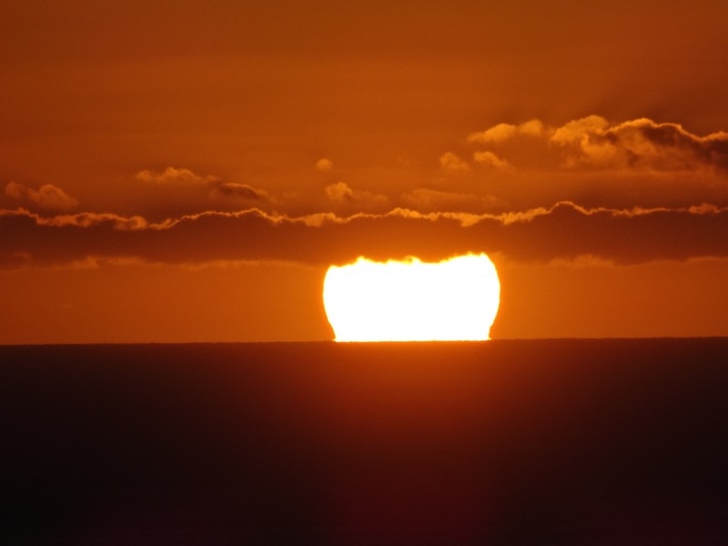 景色秀美的夕阳风景图片