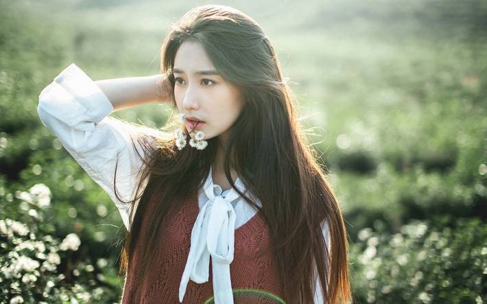 森系美女lomo风格写真电脑壁纸
