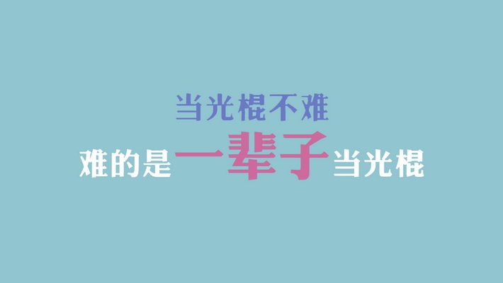 2013年光棍节文字桌面壁纸