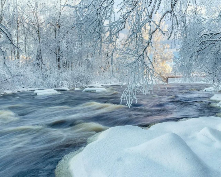 冬季唯美雪景风光壁纸图片