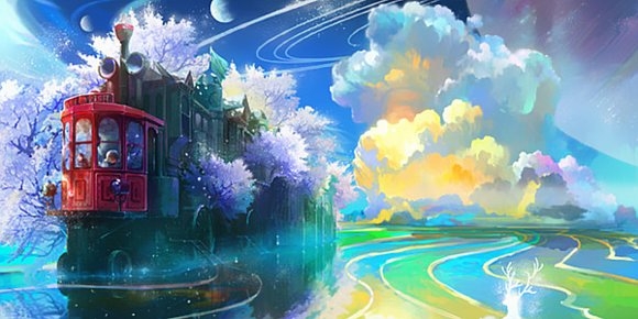 漫画里的风景