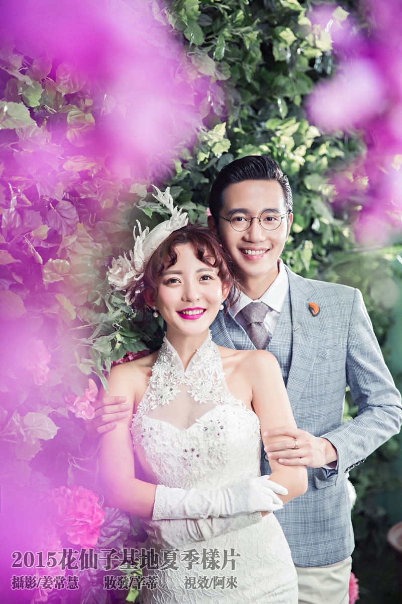 永不退色的蔷薇 婚纱照