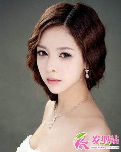韩式新娘甜美发型