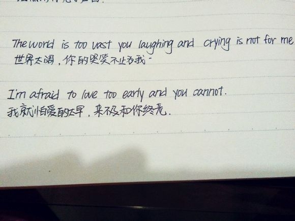 这些手写的句子 励志文字图片