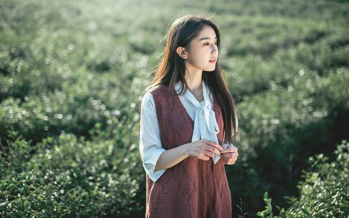 森系美女lomo风格写真电脑壁纸