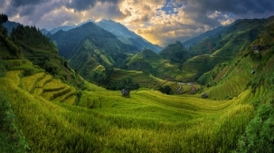风景图片：清新的山水风景