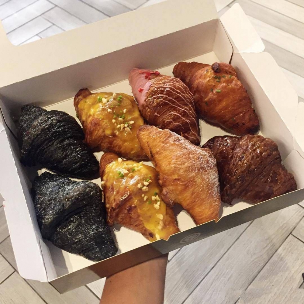 主打牛角包的台湾人气店