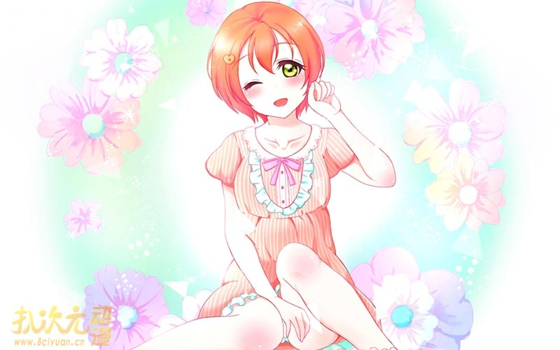 萌萌哒星空凛动漫图片 lovelive萌娘星空凛壁纸