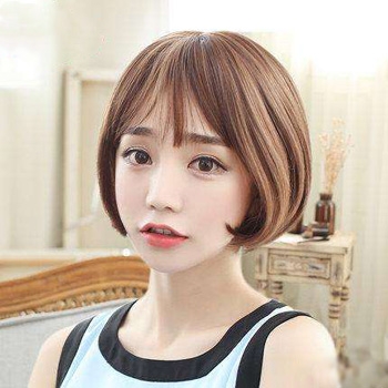 韩国短发烫发发型图片