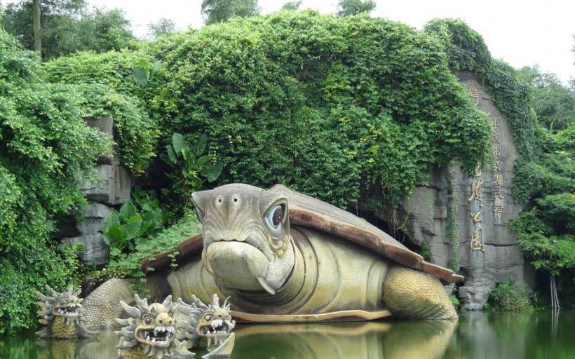 湛江湖光岩自然风景桌面壁纸