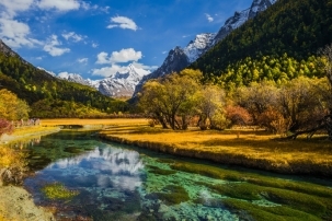 风景图片：清新的山水风景