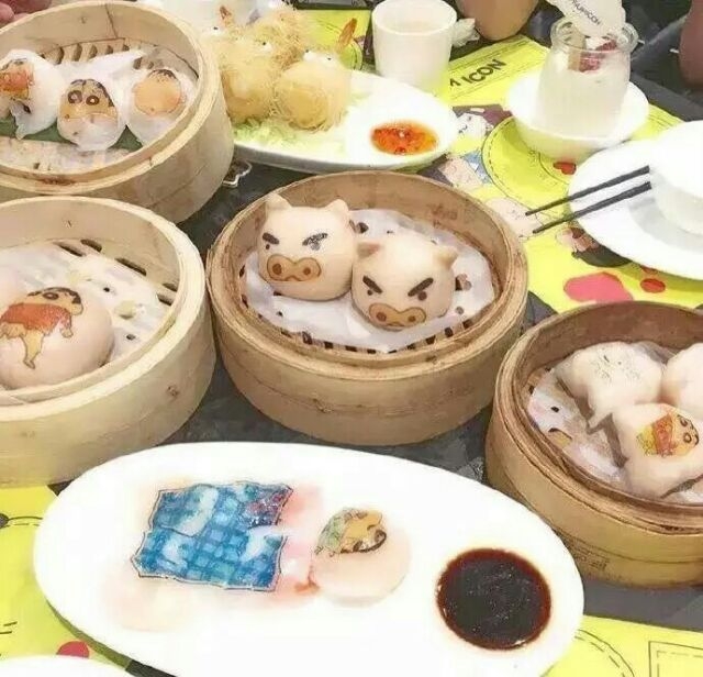 蜡笔小新主题餐厅美食图片