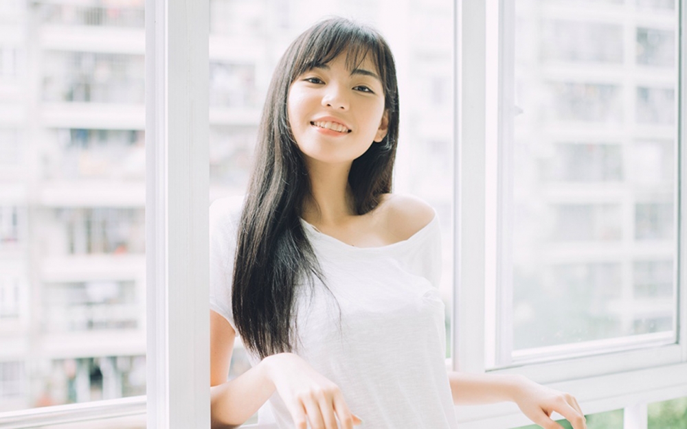 文艺小清新美女唯美写真桌面壁纸
