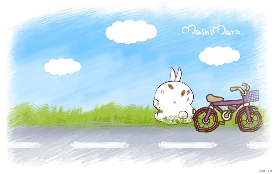 流氓兔可爱卡通壁纸插画图片