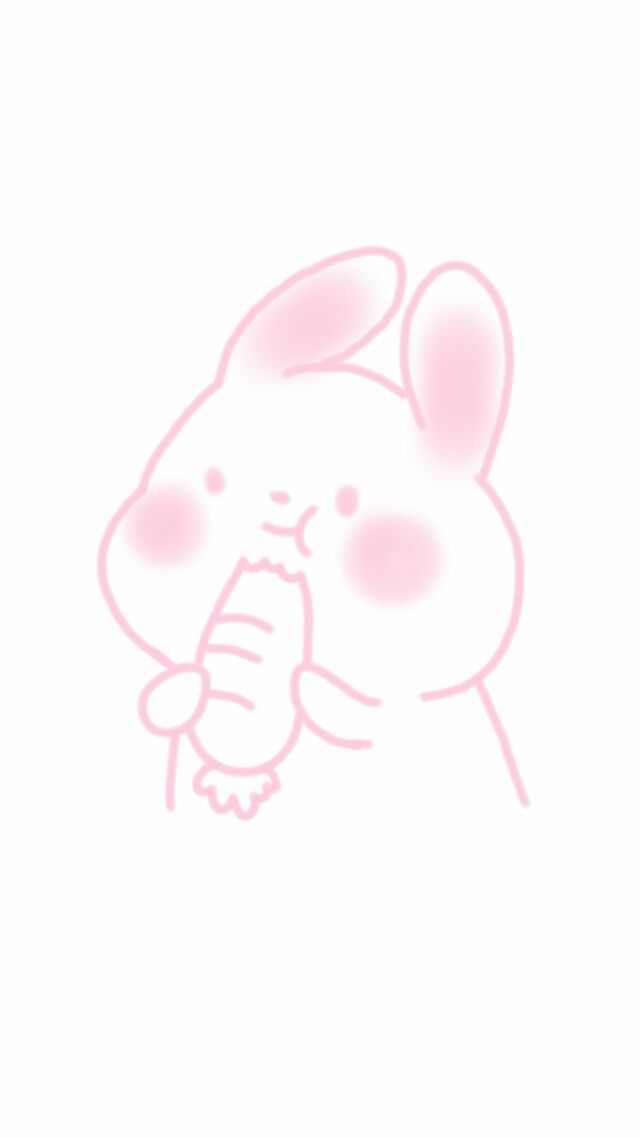 手绘粉红卡通兔兔可爱图片