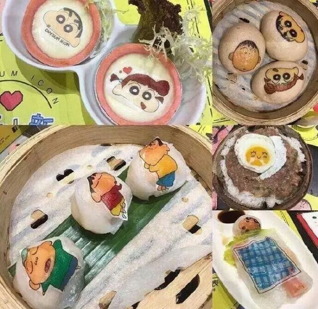 蜡笔小新主题餐厅美食图片