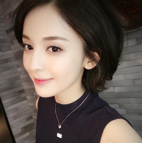明星古力娜扎短发发型