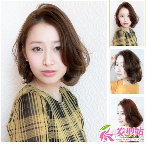 短发女生清新齐肩梨花头发型