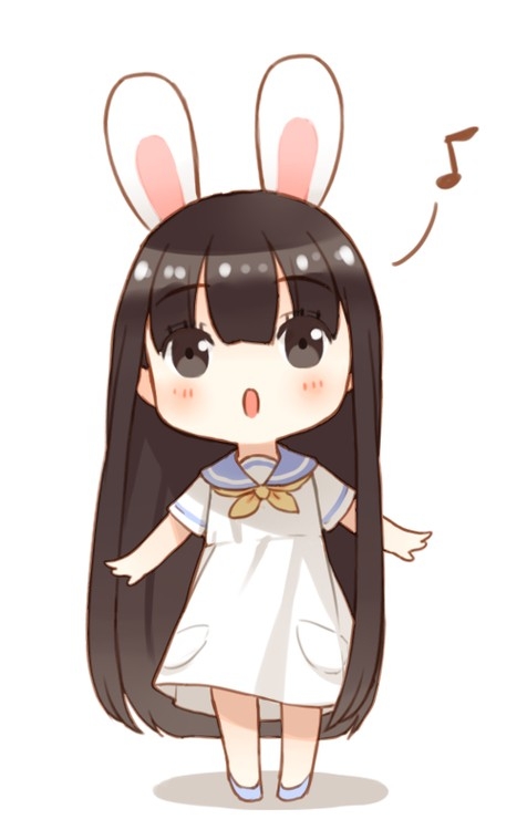 可爱的卡通少女图片
