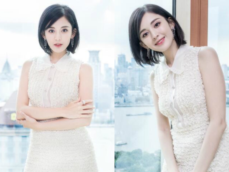 明星古力娜扎短发发型