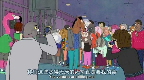 人生苦短何必留仇马男波杰克文字图片