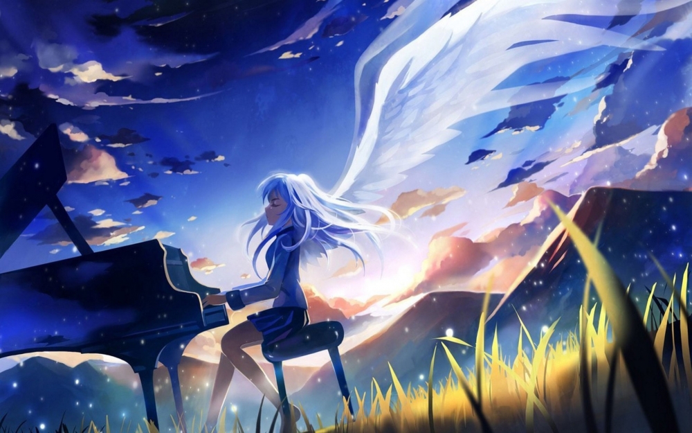 动漫Angel Beats立华奏电高清壁纸