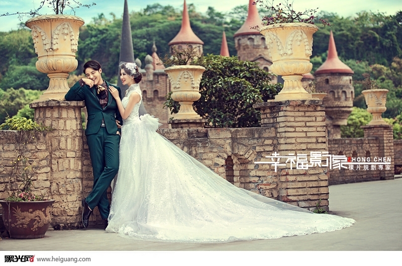 圣彼得堡欧式浪漫爱情婚纱照